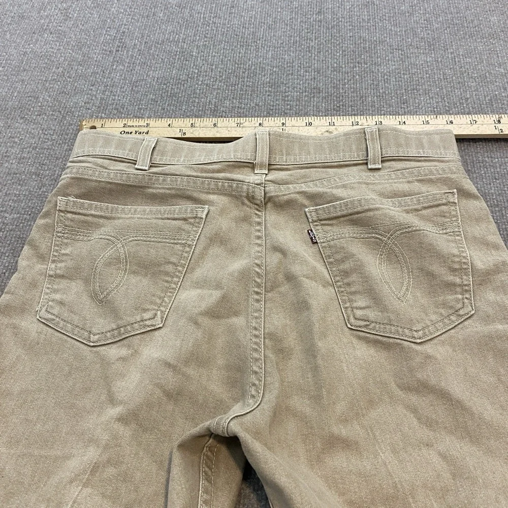 Vintage Levi's Action Jeans Pants Mens 34 Fits 32x30 Beige Khaki Straight 90s